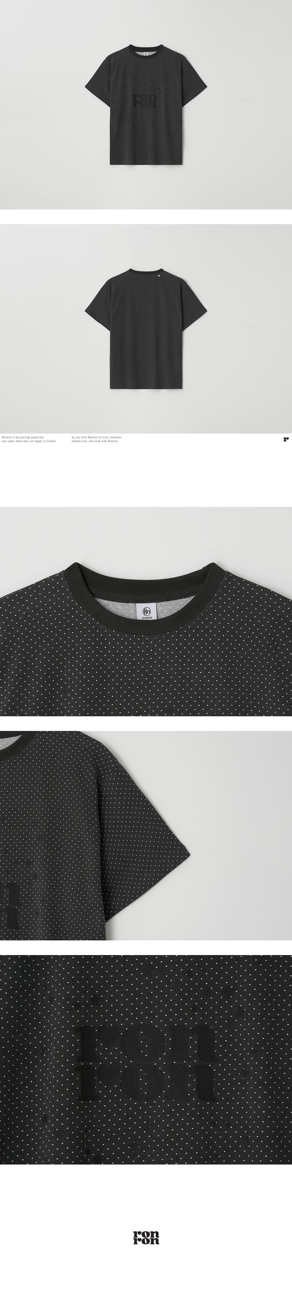 25SS【RONRON】MILKY WAY BASIC FIT 半袖Tシャツ 25SS【RONRON】MILKY WAY BASIC FIT 半袖Tシャツ (RONRON/T
