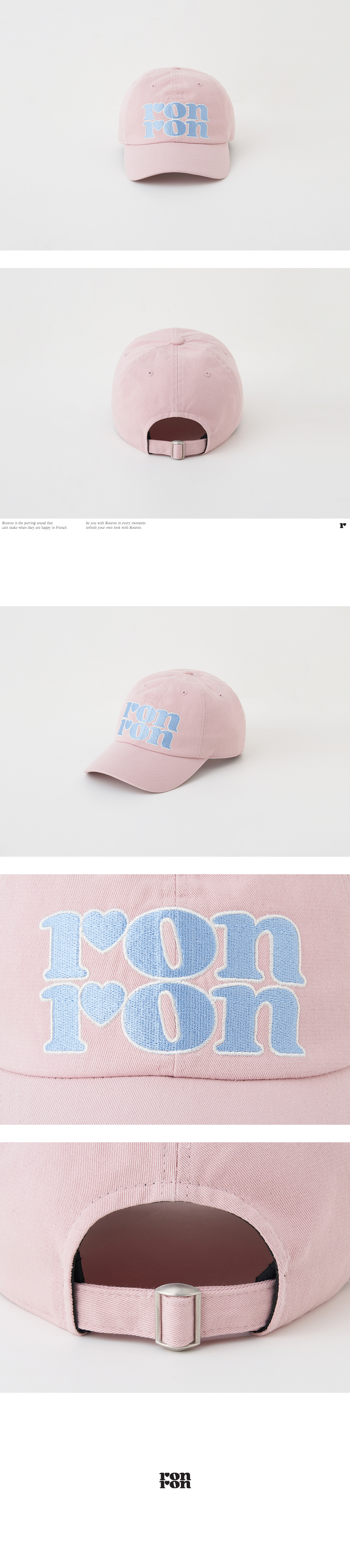 ★2025SS新作★RONRON★DOT LOGO BALL CAP MUSINSA | RONRON LOGO BALL CAP SOFT PINK