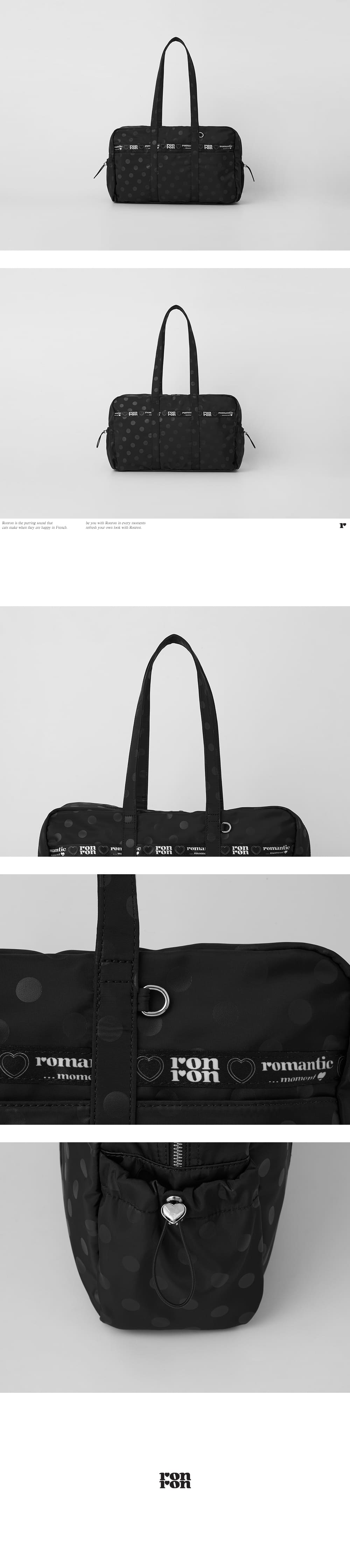 トートバッグ RONRON MINIMAL SLOUCHY DUFFLE BAG BLACK DOT RR25BBG4599BD MUSINSA | RONRON MINIMAL SLOUCHY DUFFLE BAG BLACK DOT